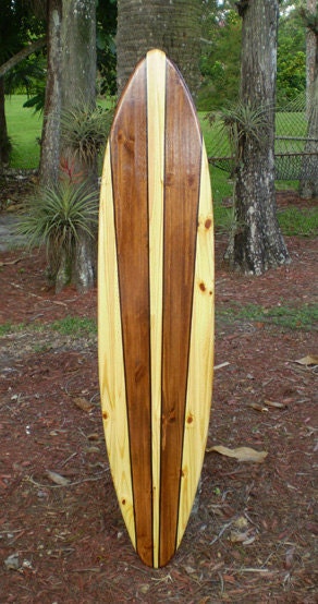 Classic Taper Vintage Style Surfboard Wood Wall Art & Decor | Customizable | Surfboard Decor, Beach House Decor, Coastal Decor