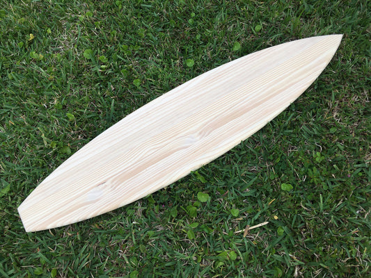Flat Bottom Hybrid Shape Blank Wooden Surfboard Canvas, Ready to Paint DIY, Craft Ready to Paint Surfboard Decoration, Gift Ideas