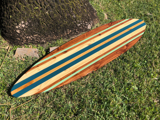 Kiwi Twist Vintage Surfboard Wood Wall Art & Decor | Customizable | Surfboard Decor, Beach House Decor, Coastal Decor